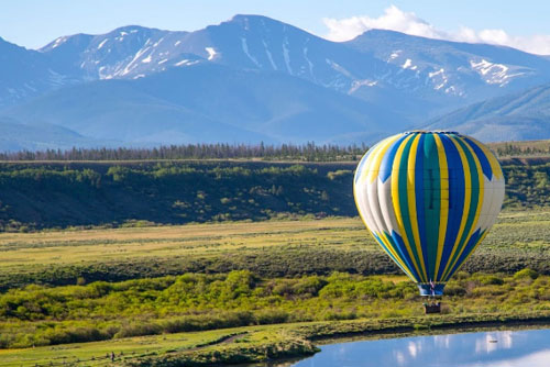 hot air balloon in Tabernash, CO